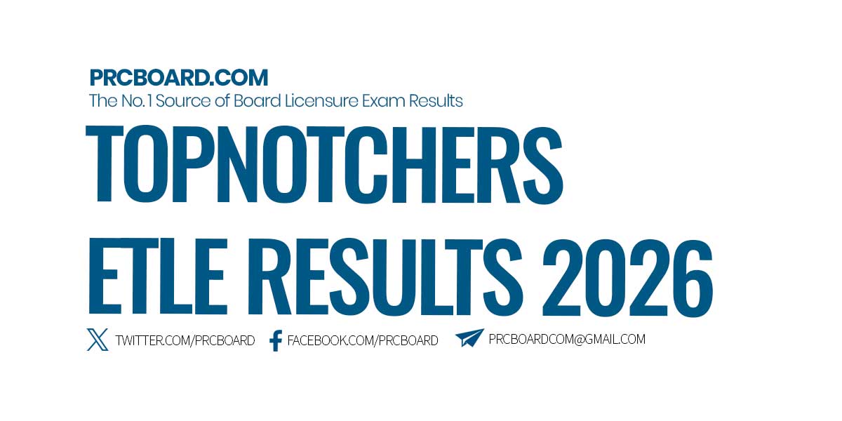 TOP 10: October 2026 Electronics Technician Licensure Exam ECTLE Results